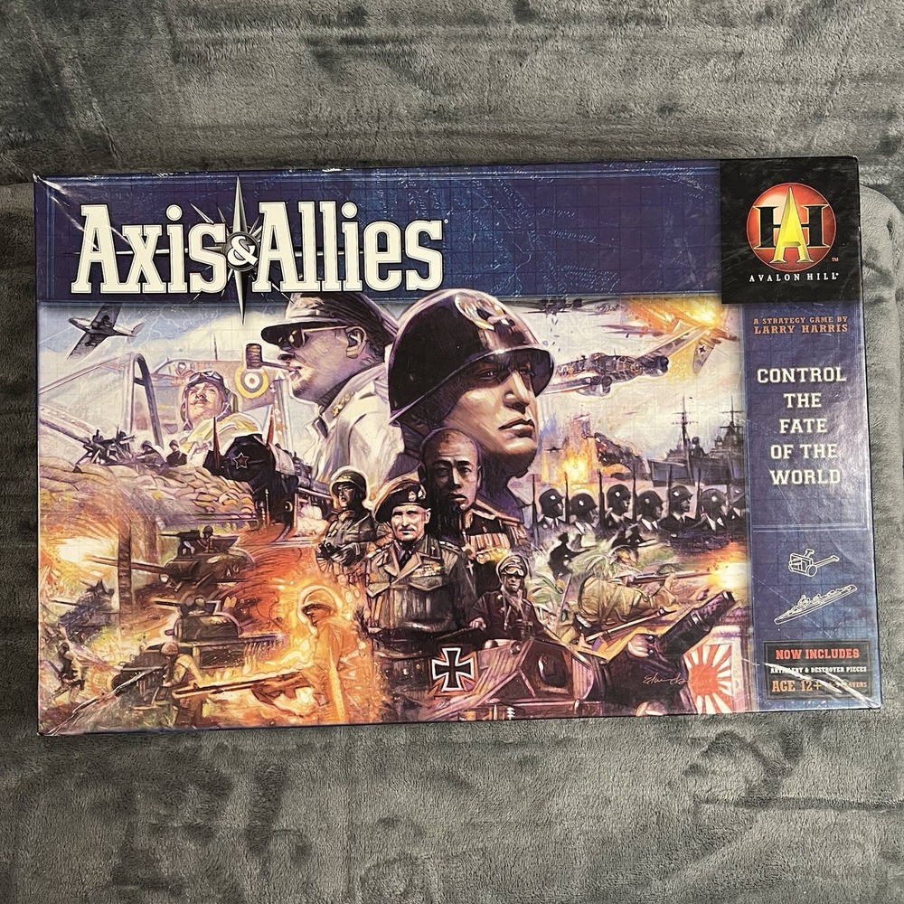 Axis and Allies 2004 Revised Edition WW2 Strategy Board Game Avalon Hill